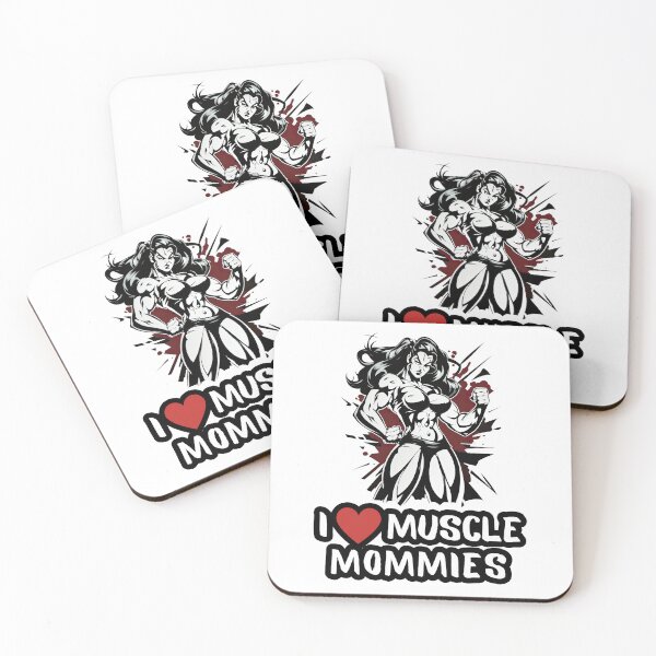 Item preview, I Love Muscle Mommies, I Heart Muscle Mommies designed and sold by NateFellhauer.