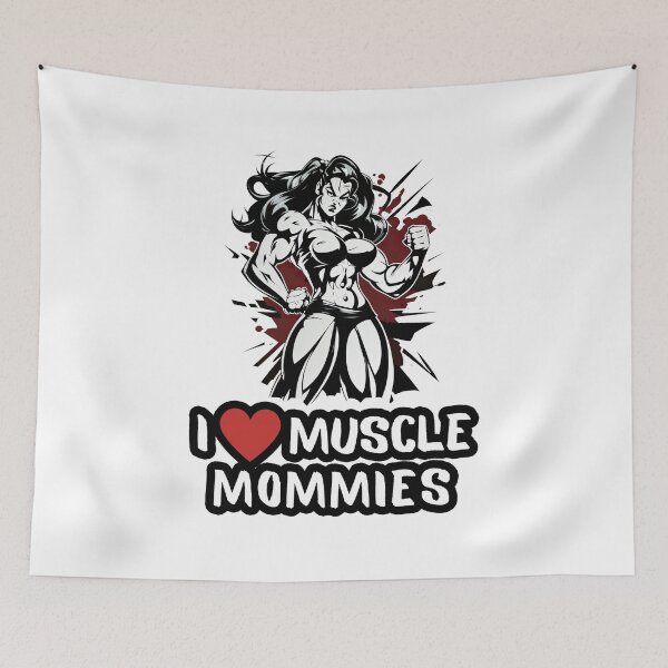 Item preview, I Love Muscle Mommies, I Heart Muscle Mommies designed and sold by NateFellhauer.