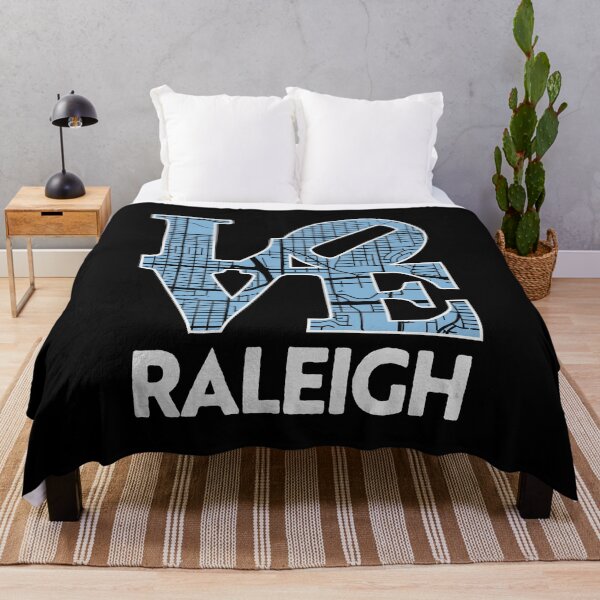 Item preview, Love Raleigh City Map Raleigh NC 919 designed and sold by pixeljamz.