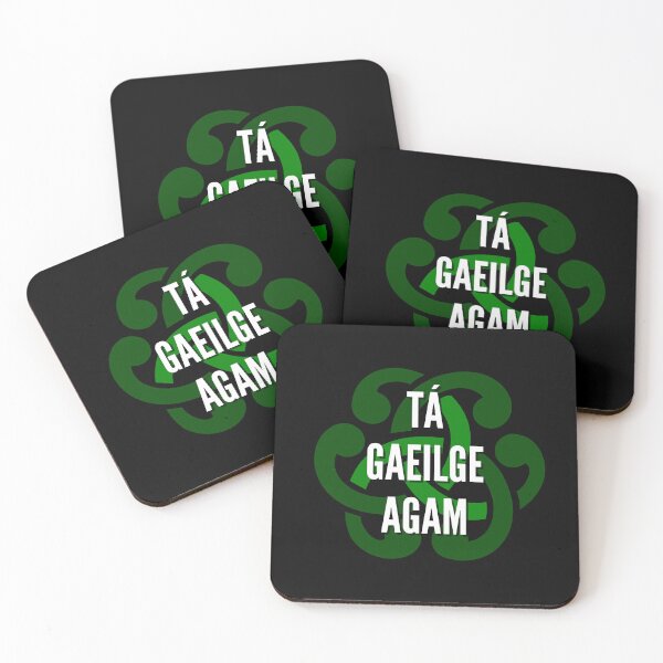 Item preview, Tá Gaeilge Agam Irish Language Celtic Design designed and sold by Irishprints.