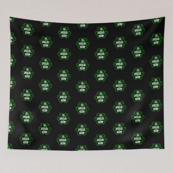 Item preview, Tá Gaeilge Agam Irish Language Celtic Design designed and sold by Irishprints.