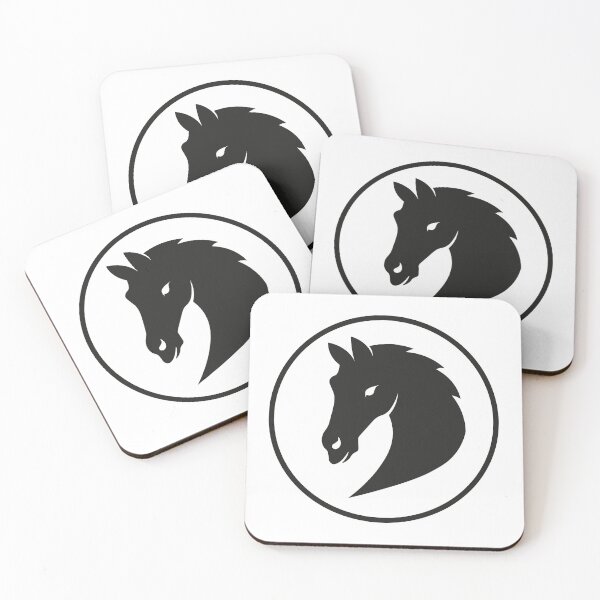 Item preview, black horse head designed and sold by andrew JOHNSEN.