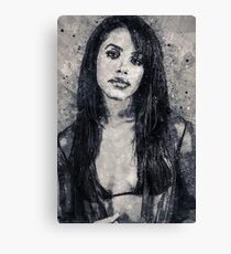 Aaliyah Geometric Art Print Canvas Print