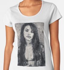Aaliyah Geometric Art Print Women's Premium T-Shirt