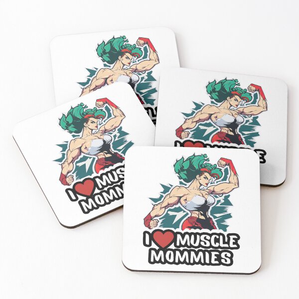 Item preview, I Love Muscle Mommies, I Heart Muscle Mommies designed and sold by NateFellhauer.