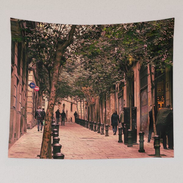 Item preview, Walking in Barcelona designed and sold by AM FineArtPrints.