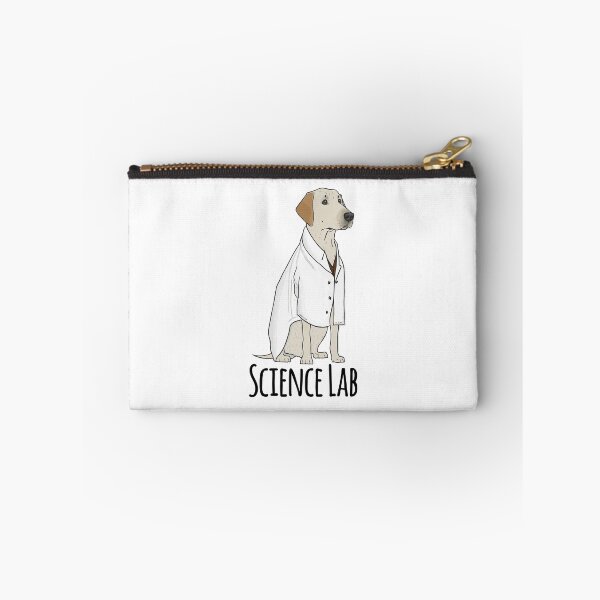 Item preview, Science lab! Labrador Retriever in a lab coat designed and sold by saskdigitalart.
