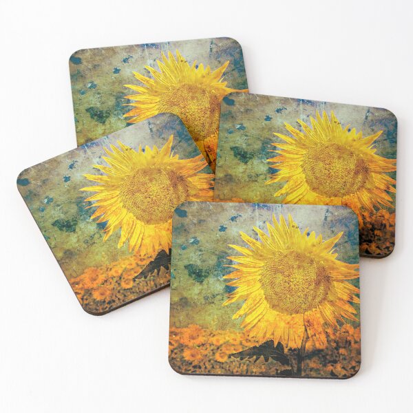 Item preview, Ah Sun-flower! weary of time | Distressed sunflower designed and sold by WesternExposure.