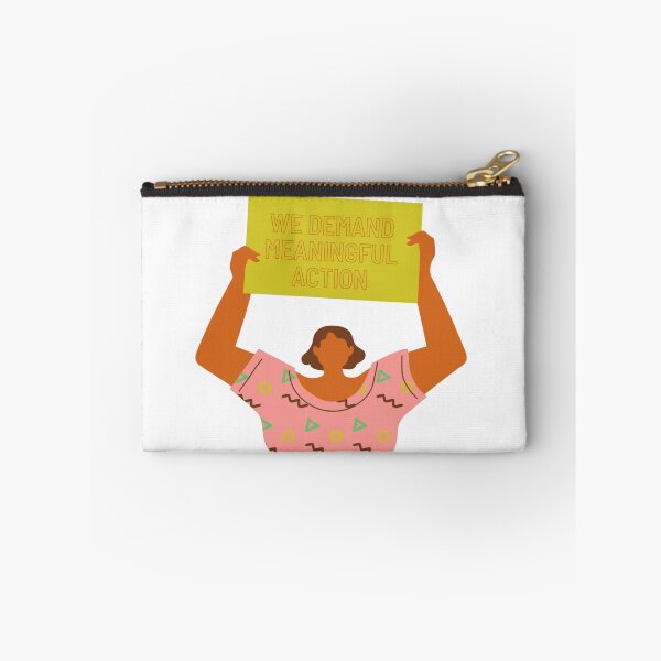 Item preview, Protest sign - we demand meaningful action  designed and sold by PeachesandPear.