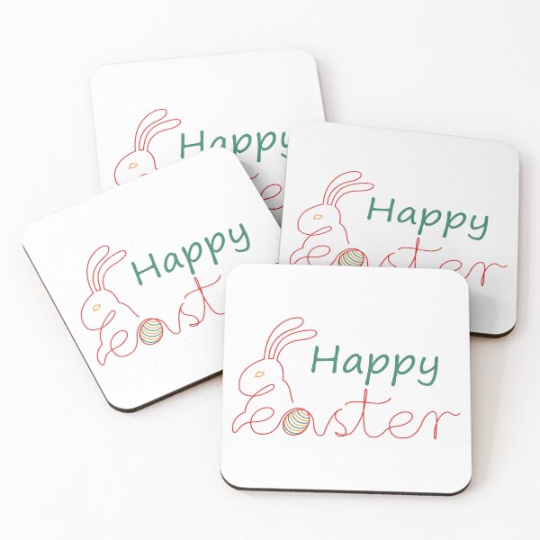 Item preview, Happy Easter one line bunny head original artwork designed and sold by paragonDesign28.