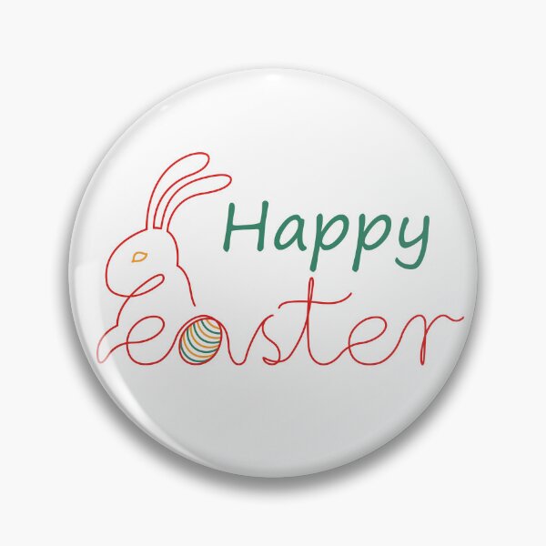 Item preview, Happy Easter one line bunny head original artwork designed and sold by paragonDesign28.