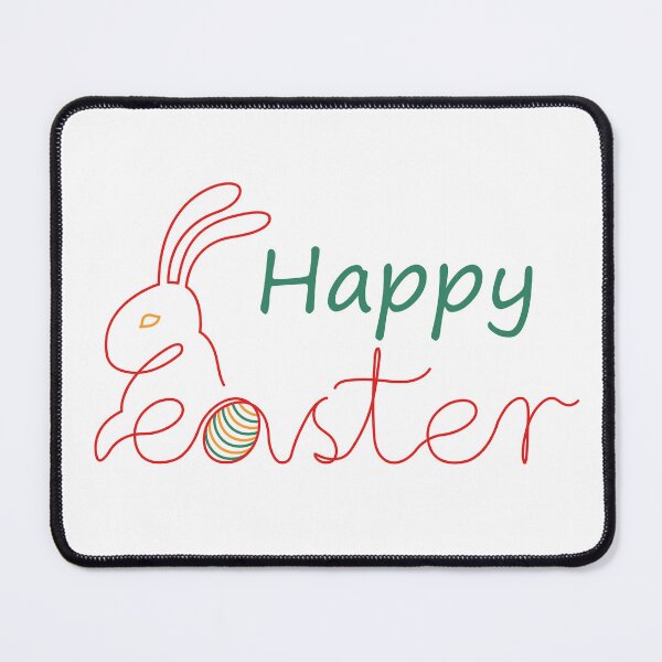 Item preview, Happy Easter one line bunny head original artwork designed and sold by paragonDesign28.