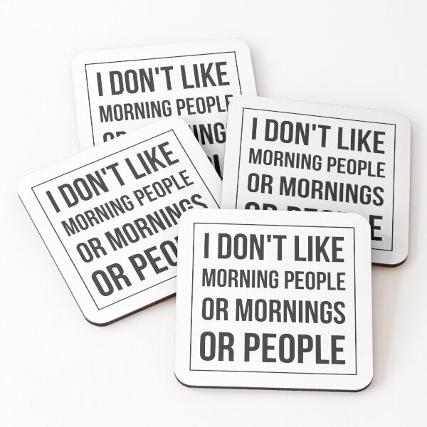 Item preview, I Do Not Like Morning People designed and sold by 4CoolKats.