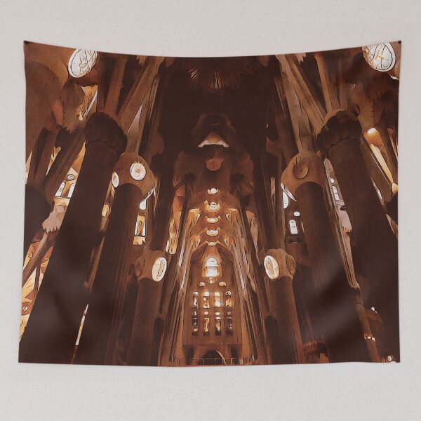Item preview, Sagrada Familia in Barcelona  designed and sold by AM FineArtPrints.