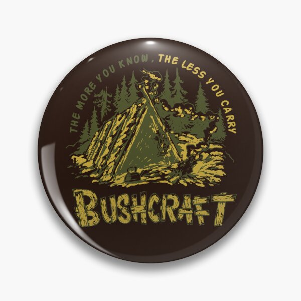 Item preview, Bushcraft | Camping | Hiking Retro designed and sold by KrisSidDesigns.