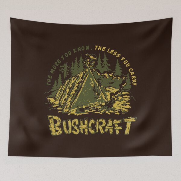 Item preview, Bushcraft | Camping | Hiking Retro designed and sold by KrisSidDesigns.