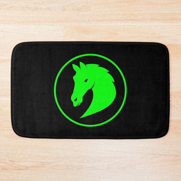Item preview, green horse head designed and sold by andrew JOHNSEN.