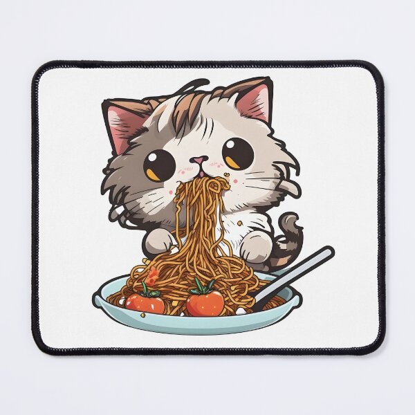 Item preview, Spaghetti Cat, Cat eating Spaghetti designed and sold by RingSenev.