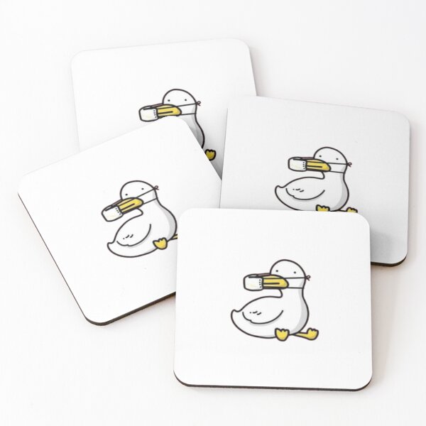 Item preview, masked duck quarantine  social distancing designed and sold by polich.