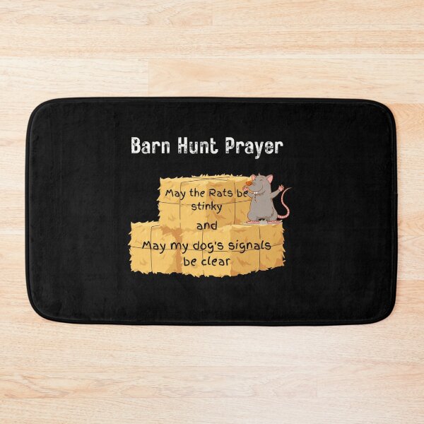 Item preview, Funny Barn Hunt - Barn Hunt Prayer a large Rat with attitude designed and sold by Just4doglovers.