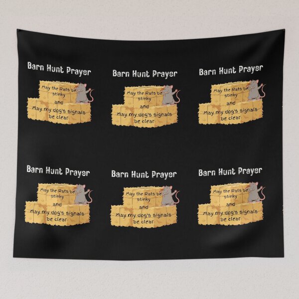 Item preview, Funny Barn Hunt - Barn Hunt Prayer a large Rat with attitude designed and sold by Just4doglovers.