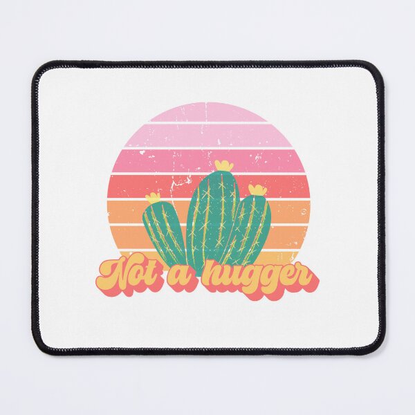 Item preview, Retro Cactus "Not a Hugger" designed and sold by BirdandPoppy.