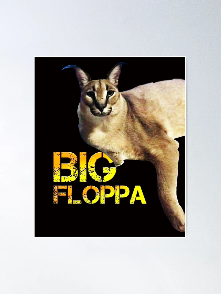 Funny Big Floppa Cat Meme Rapper Gifts Mug | Poster