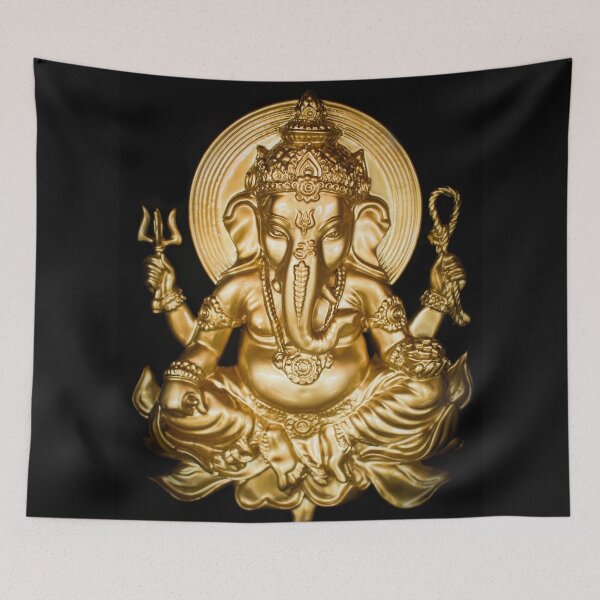 Item preview, Golden Lord Ganesha designed and sold by GaliYoga.
