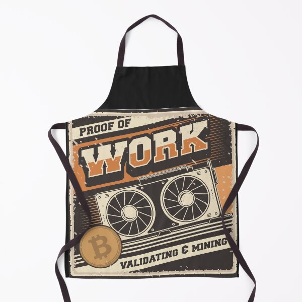 Item preview, Bitcoin Proof Of Work Vintage Retro Design designed and sold by GeorgiosT.
