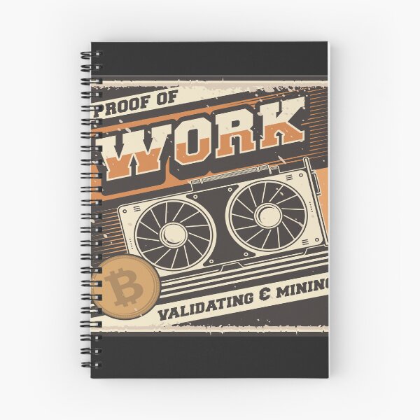 Item preview, Bitcoin Proof Of Work Vintage Retro Design designed and sold by GeorgiosT.