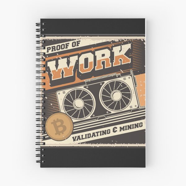 Item preview, Bitcoin Proof Of Work Vintage Retro Design designed and sold by GeorgiosT.