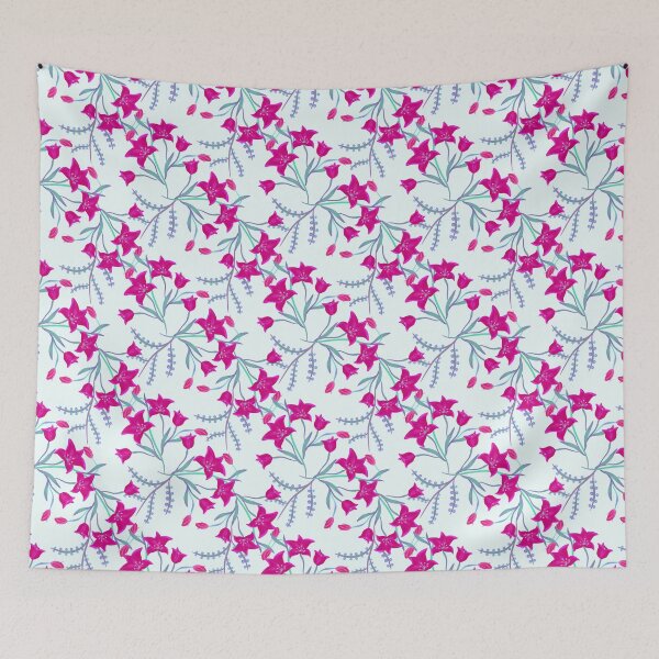 Item preview, Bull Run Bluebells - Pink designed and sold by JaselviiStudio.