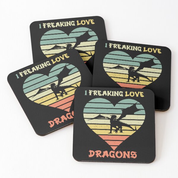 Item preview, I Freaking Love Dragons designed and sold by Fhfarms.