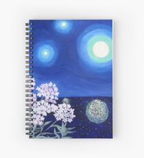 Stars and Flowers Spiral Notebook
