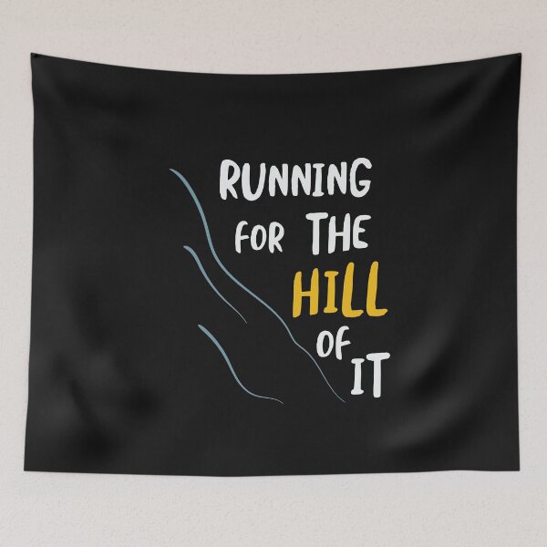 Item preview, Runner Pun Running for the Hill of It designed and sold by whyitsme.