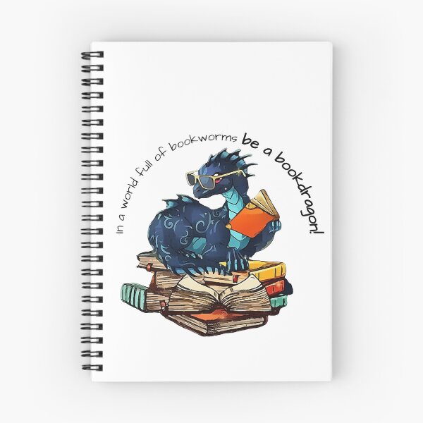 Item preview, Be a bookdragon! designed and sold by Aemeth.