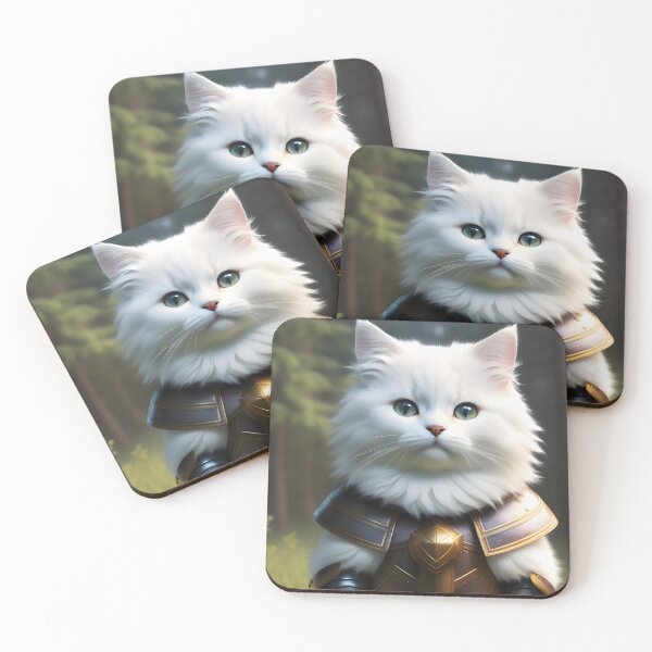 Item preview, Cat in Armor - Modern Digital Art designed and sold by Ai-michiart.