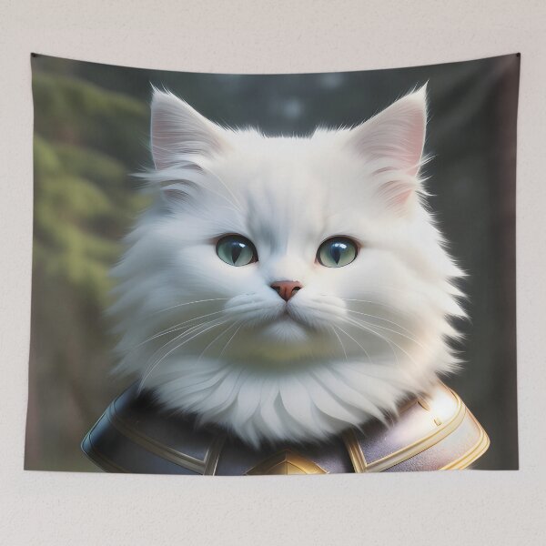 Item preview, Cat in Armor - Modern Digital Art designed and sold by Ai-michiart.