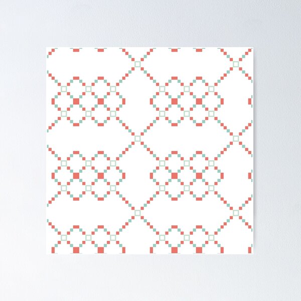 Item preview, Aqua Melon diagonal checks designed and sold by Dumbly Creative.