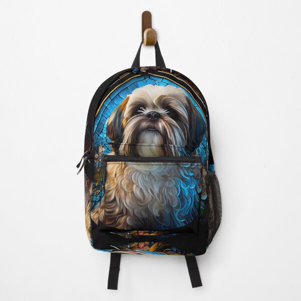 Item preview, Shih Tzu dog in stained glass designed and sold by Viinde.