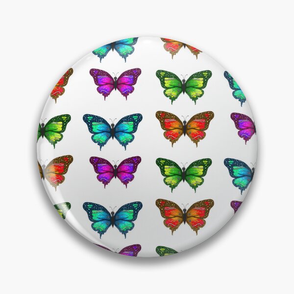 Item preview, Colorful butterflies  designed and sold by OneDrawingGirl.