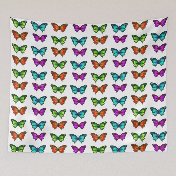 Item preview, Colorful butterflies  designed and sold by OneDrawingGirl.