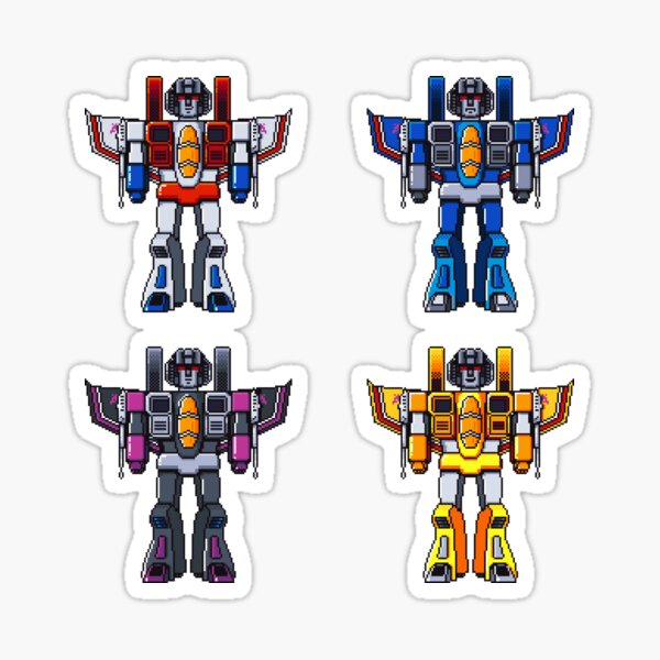 Decepticon Seekers pixel art Sticker