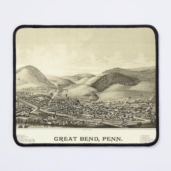 Item preview, Great Bend, Pennsylvania (1887) designed and sold by allhistory.