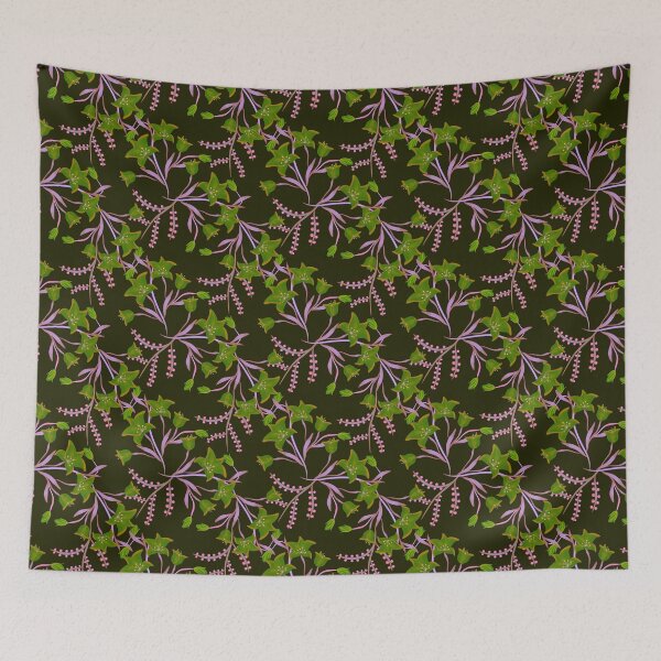 Item preview, Bull Run Bluebells - ForestGreen designed and sold by JaselviiStudio.