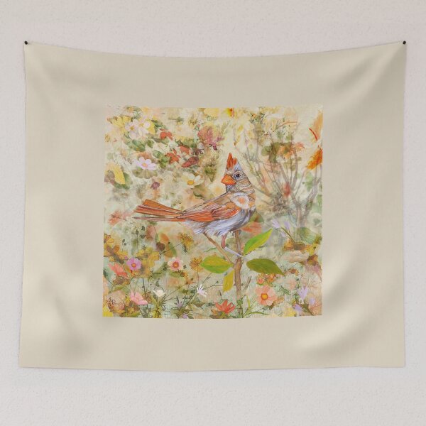 Item preview, Cardinal Among Flowers designed and sold by Angeles M. Pomata.