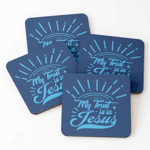 Item preview, My trust is in Jesus - A christian Design in solid color designed and sold by berea.cl.