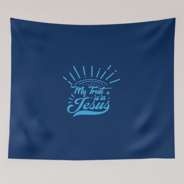 Item preview, My trust is in Jesus - A christian Design in solid color designed and sold by berea.cl.