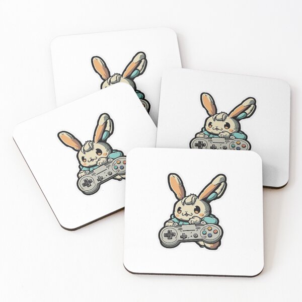 Item preview, Gamer bunny designed and sold by GeekLabz.