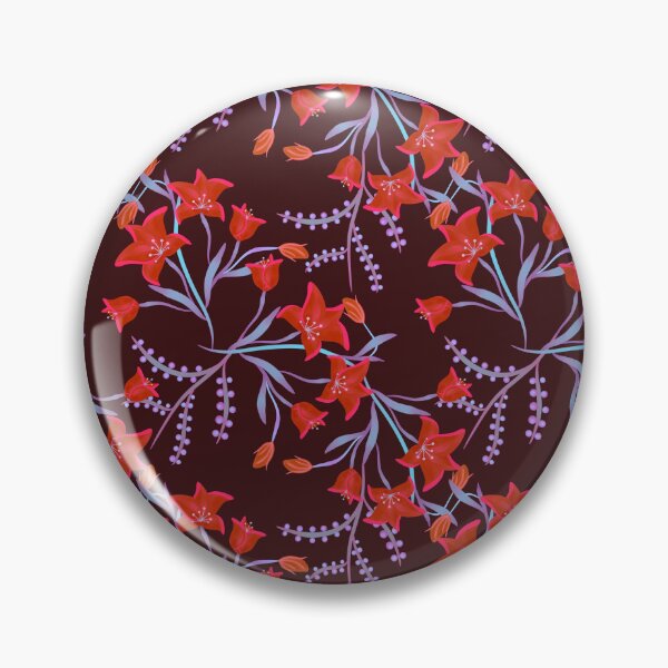 Item preview, Bull Run Bluebells - Maroon designed and sold by JaselviiStudio.